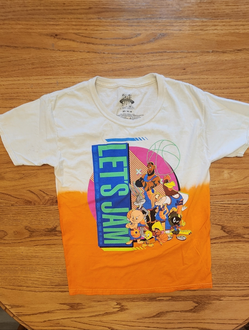 Space Jam A New Legacy Boy's Looney Tunes Multi-Character Graphic T-Shirt Medium